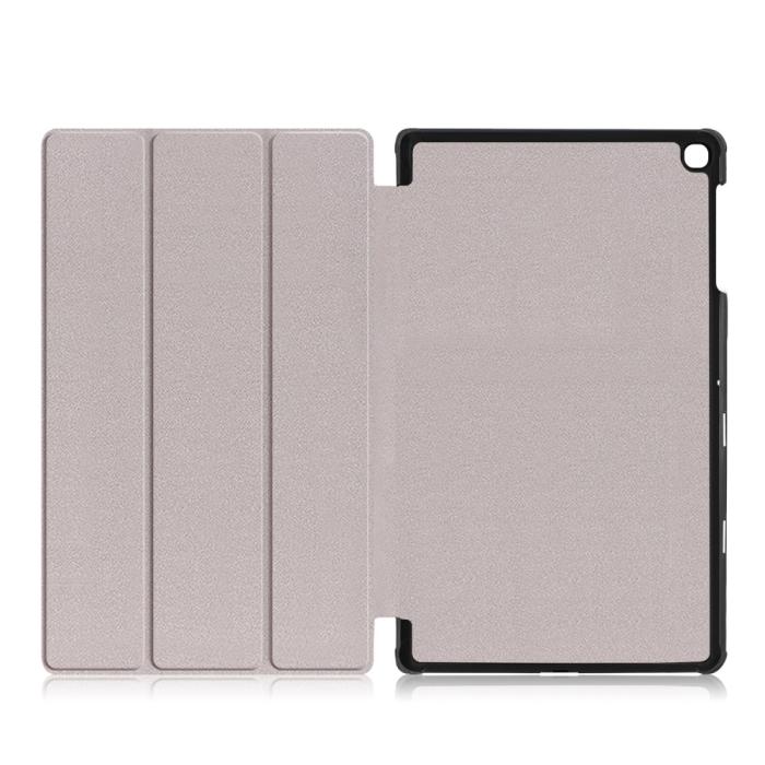 Bild 2, Samsung Galaxy Tab S5e - Tri-Fold Läder Fodral - Svart