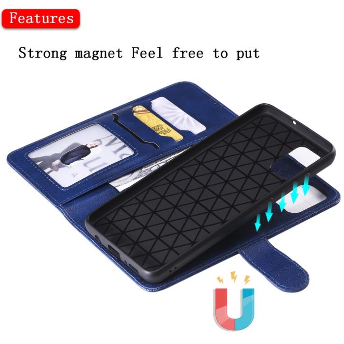 Bild 5, Samsung Galaxy A51 - 2in1 Magnet Skal / Plånboksfodral - Blå