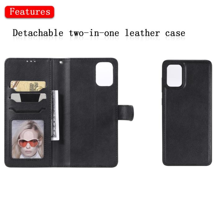 Bild 4, Samsung Galaxy A71 - 2in1 Magnet Skal / Plånboksfodral - Svart