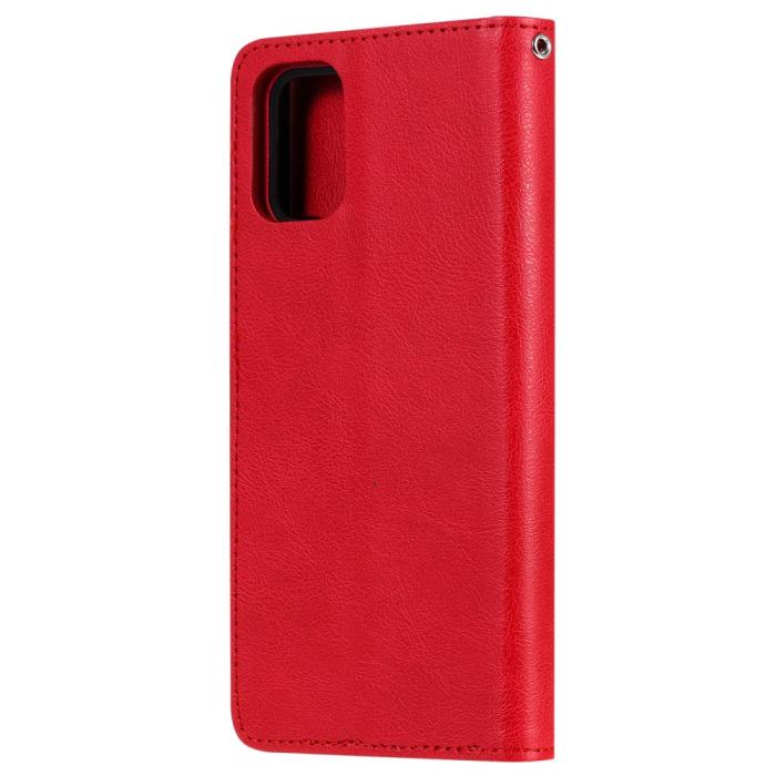 Bild 3, Samsung Galaxy A71 - 2in1 Magnet Skal / Plånboksfodral - Röd