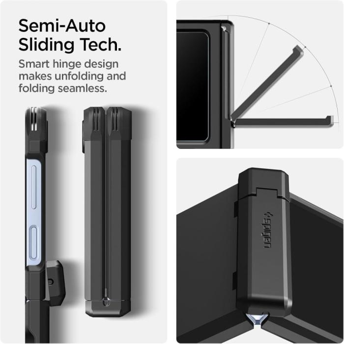 Bild 2, Spigen Galaxy Z Flip 7 FE / 6 Skal MagSafe Tough Armor Pro Svart