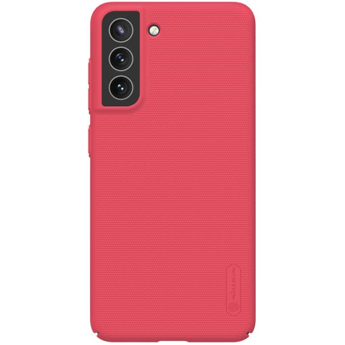 Bild 1, NILLKIN Samsung Galaxy S21 FE Skal Frosted Shield Röd
