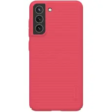 NILLKIN Samsung Galaxy S21 FE Skal Frosted Shield Röd