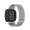 Milanese Loop Metall Armband Fitbit Versa 3/Fitbit Sense - Silver