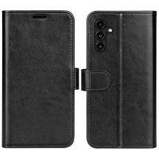 Samsung Galaxy A14 4G/5G Fodral Crazy Horse Läder Svart
