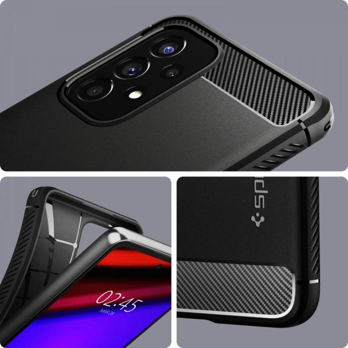 Bild 2, Spigen Samsung Galaxy A53 5G Skal Rugged Armor Matt Svart