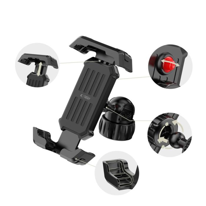 Bild 5, Tech-Protect Universal Mobilhållare Cykel V6 Svart
