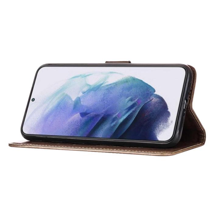 Bild 3, Samsung Galaxy S23 Plus Fodral Fjäril Grå