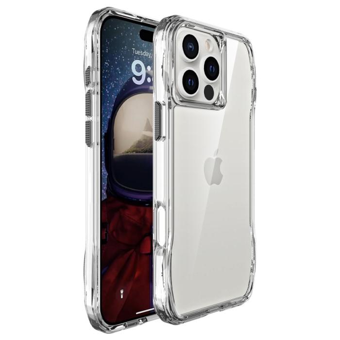 Bild 1, iPhone 16 Pro Skal Shockproof Hybrid Transparent