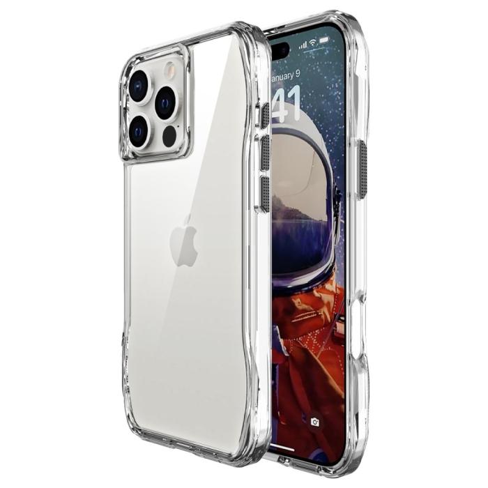 Bild 2, iPhone 16 Pro Skal Shockproof Hybrid Transparent