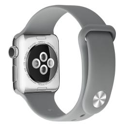 Silikon Armband Apple Watch 42/44/45 mm Grå