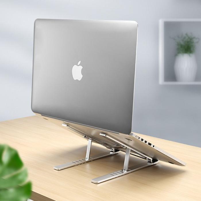 Bild 3, Tech-Protect Alustand Laptop Ställ Justerbart Universal Mörk Grå