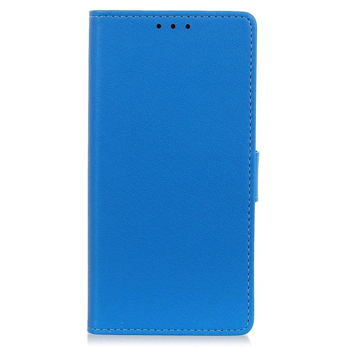 Bild 2, Motorola Moto G51 Fodral Läder Blå