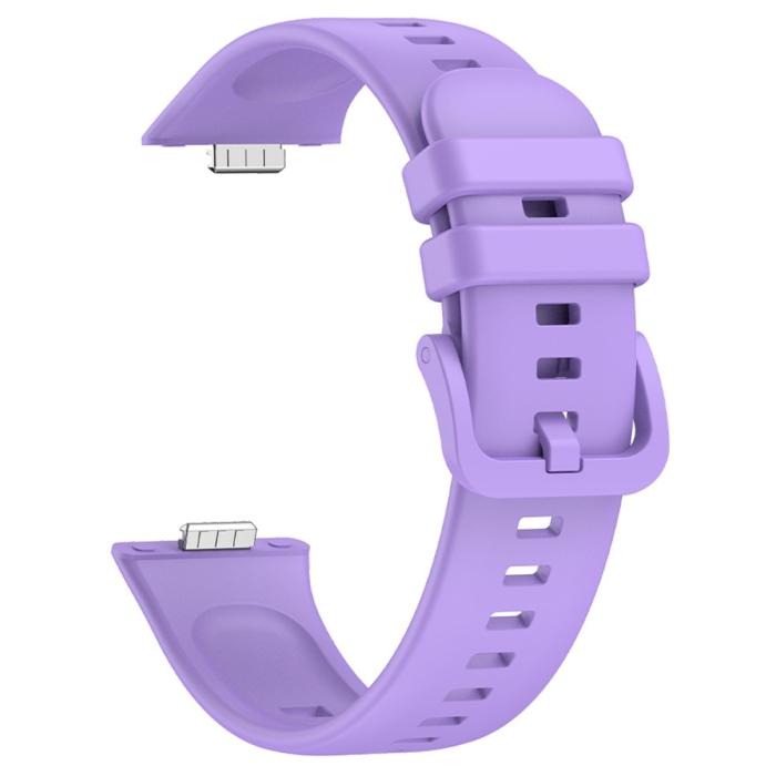 Bild 1, Huawei Watch Fit 3 Klockarmband Silikon Lila