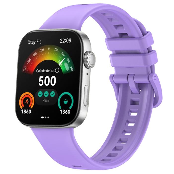 Bild 3, Huawei Watch Fit 3 Klockarmband Silikon Lila