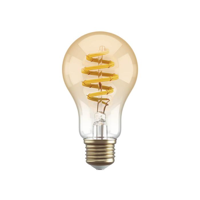 Bild 1, Hombli Smart Lampa Glödtråd E27 A60-Bärnsten CCT