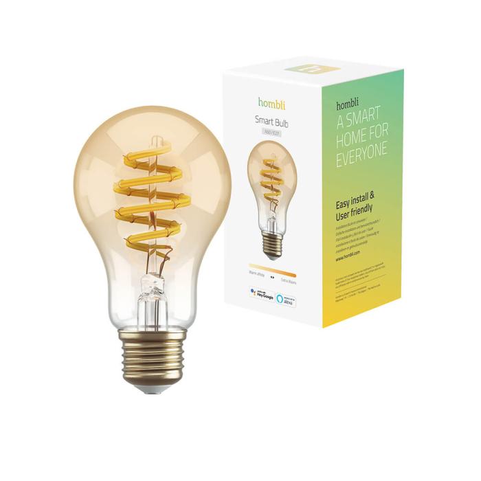 Bild 3, Hombli Smart Lampa Glödtråd E27 A60-Bärnsten CCT