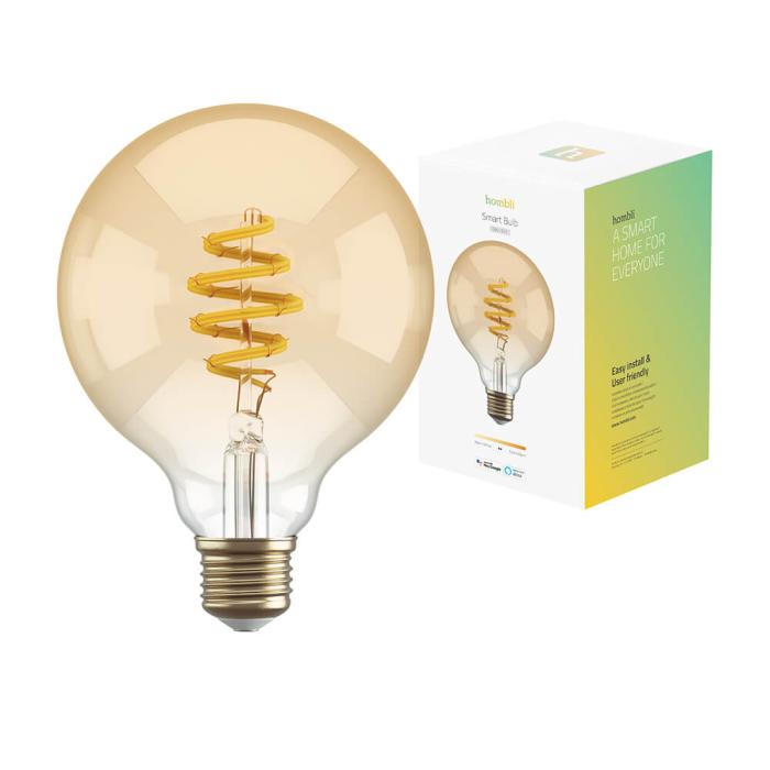 Bild 3, Hombli Smart Lampa Glödtråd E27 G95-Bärnsten CCT
