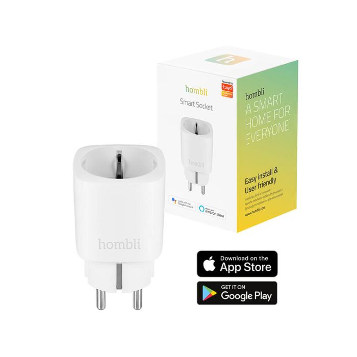 Bild 3, Hombli EU Smart Plug Vit