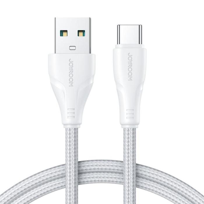 Bild 1, Joyroom 2m 3A USB-C Nylon Laddningskabel Vit