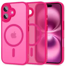 Tech-Protect iPhone 16 Skal MagSafe MagMat Blazing Pink
