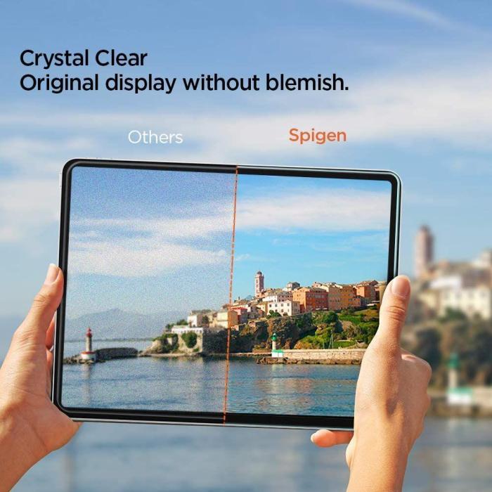 Bild 6, Spigen iPad Air 2020/2022 / Pro 11 2020/2021/2022 Glas.tR Skärmskydd