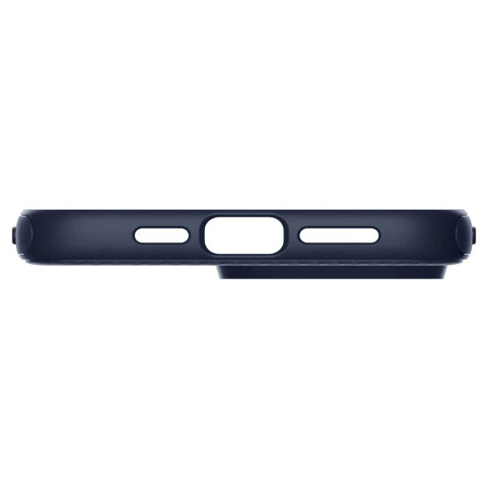 Bild 5, Spigen iPhone 14 Pro Max Skal MagSafe Mag Armor Navy Blue