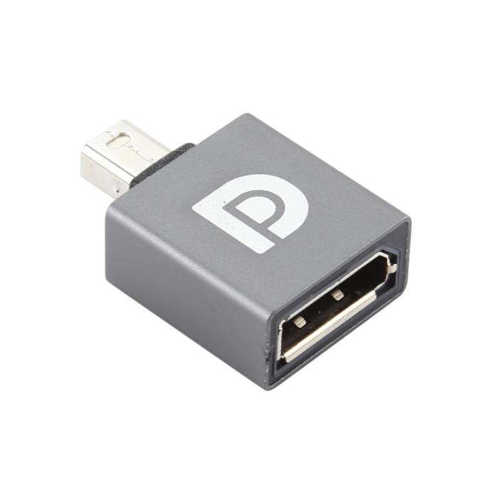 Bild 1, DisplayPort Hona till Mini DisplayPort Hane Adapter Grå