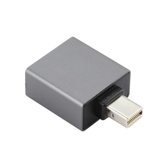 Bild 2, DisplayPort Hona till Mini DisplayPort Hane Adapter Grå