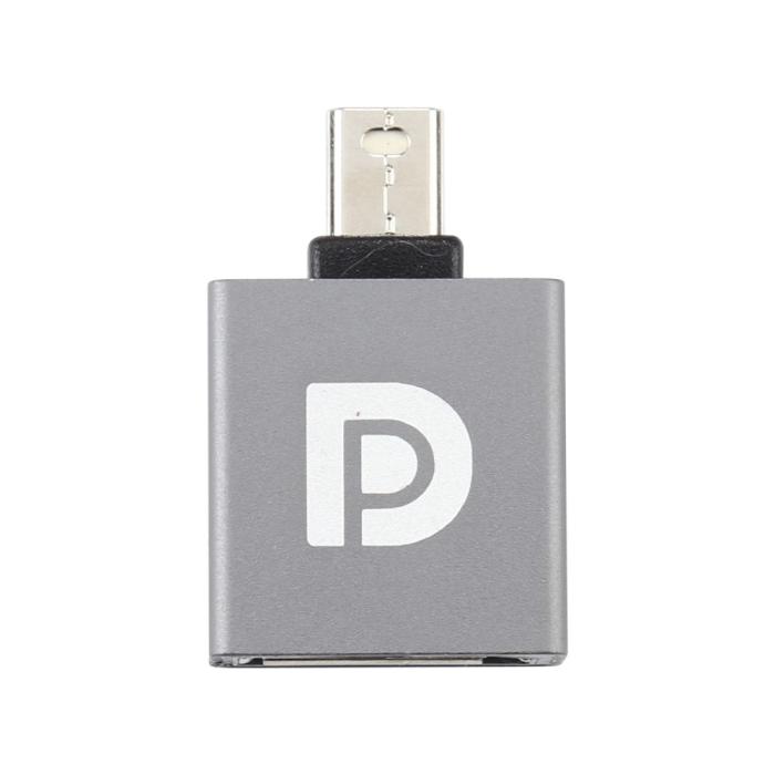 Bild 3, DisplayPort Hona till Mini DisplayPort Hane Adapter Grå