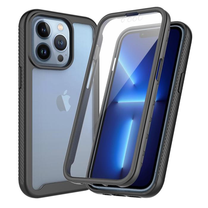 Bild 1, iPhone 13 Pro Max Skal 360 Hybrid Defense Svart
