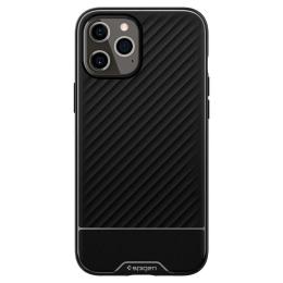 iPhone 12 / 12 Pro - Spigen Core Armor Skal - Svart