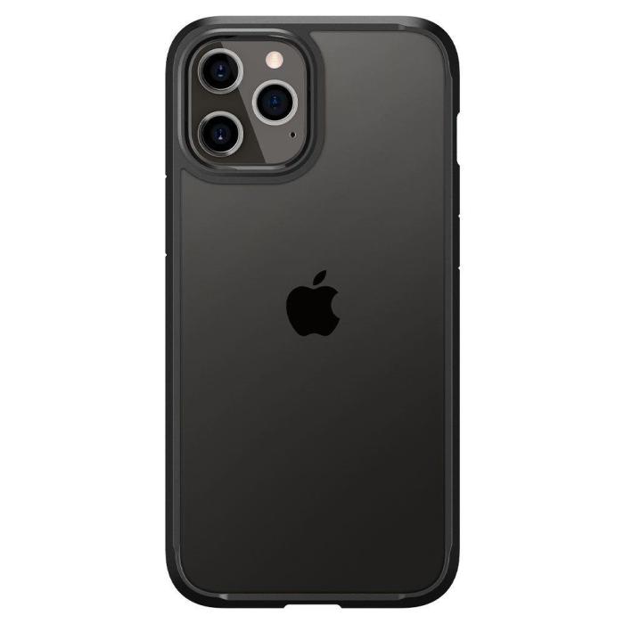 Bild 3, iPhone 12 Pro Max - Spigen Ultra Hybrid Skal - Matt Svart