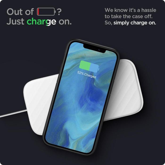 Bild 5, iPhone 12 Pro Max - Spigen Ultra Hybrid Skal - Matt Svart