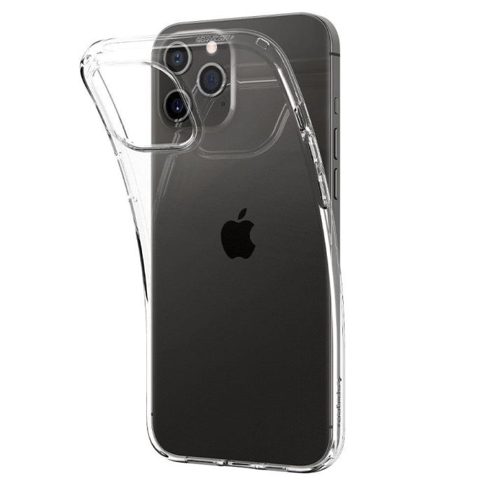 Bild 1, iPhone 12 / 12 Pro - Spigen Liquid Crystal Clear Skal
