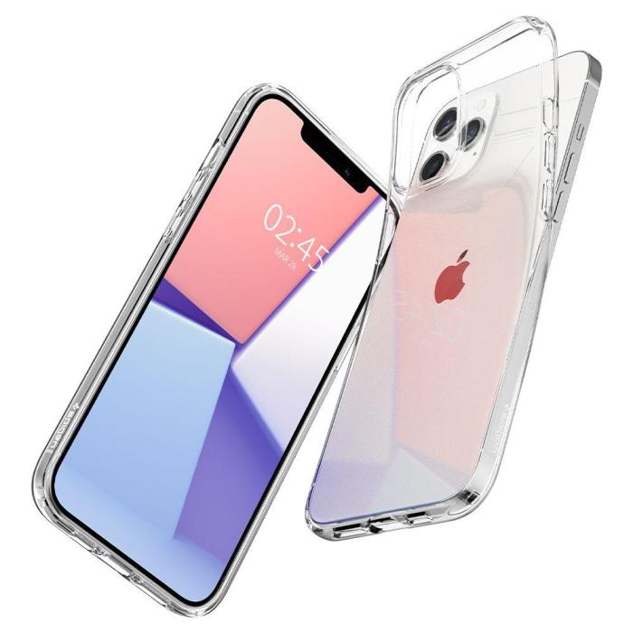 Bild 3, iPhone 12 / 12 Pro - Spigen Liquid Crystal Clear Skal