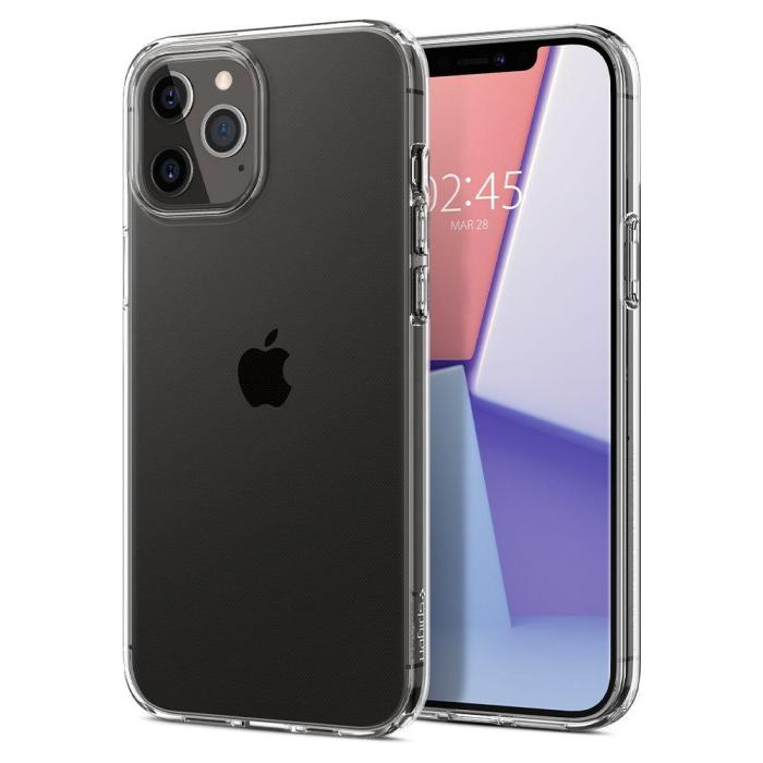 Bild 4, iPhone 12 / 12 Pro - Spigen Liquid Crystal Clear Skal