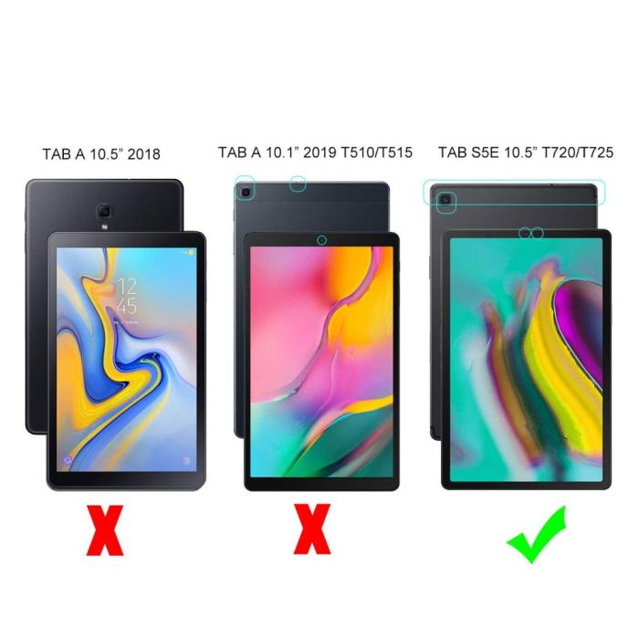 Bild 4, Samsung Galaxy Tab S5e - Genomskinligt TPU Skal
