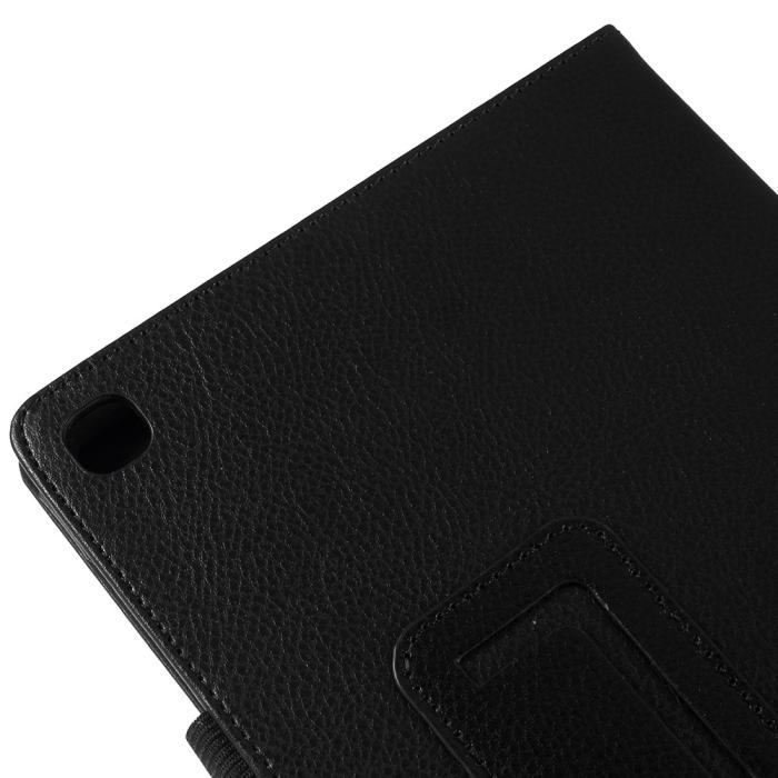 Bild 5, Samsung Galaxy Tab S5e - Litchi läderfodral - Svart