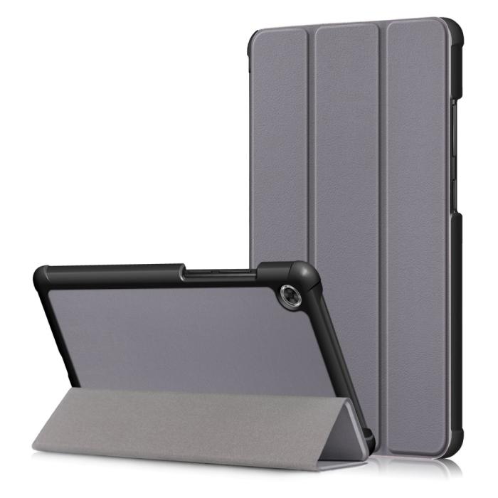 Bild 1, Lenovo Tab M7 - Slimfit Tri-Fold Fodral - Grå