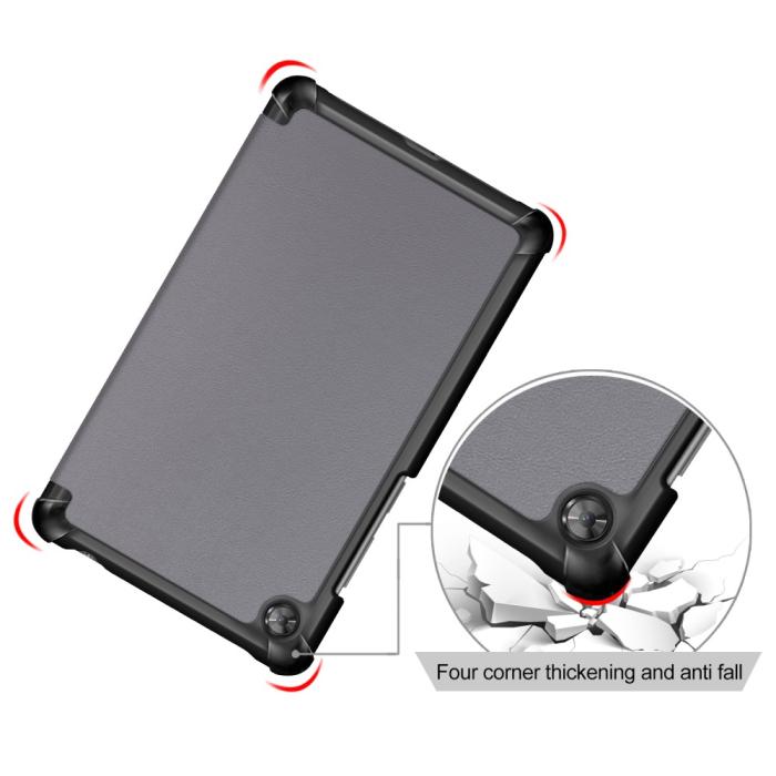 Bild 5, Lenovo Tab M7 - Slimfit Tri-Fold Fodral - Grå