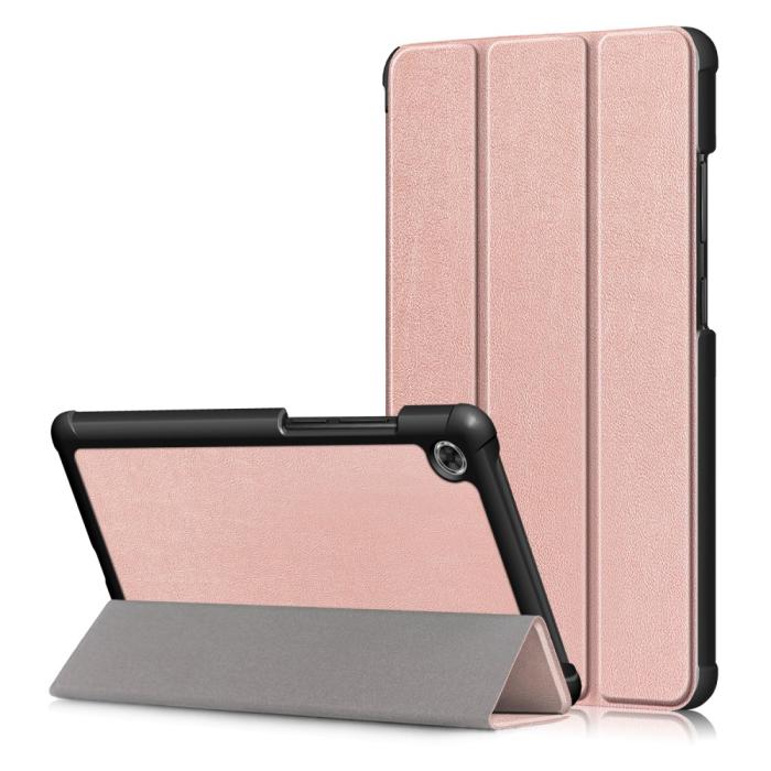 Bild 1, Lenovo Tab M7 - Slimfit Tri-Fold Fodral - Roséguld