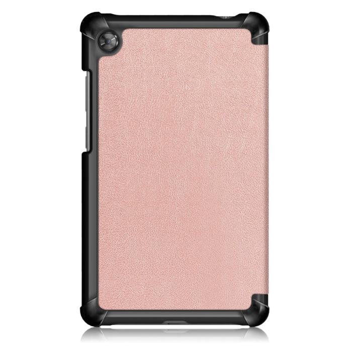 Bild 3, Lenovo Tab M7 - Slimfit Tri-Fold Fodral - Roséguld