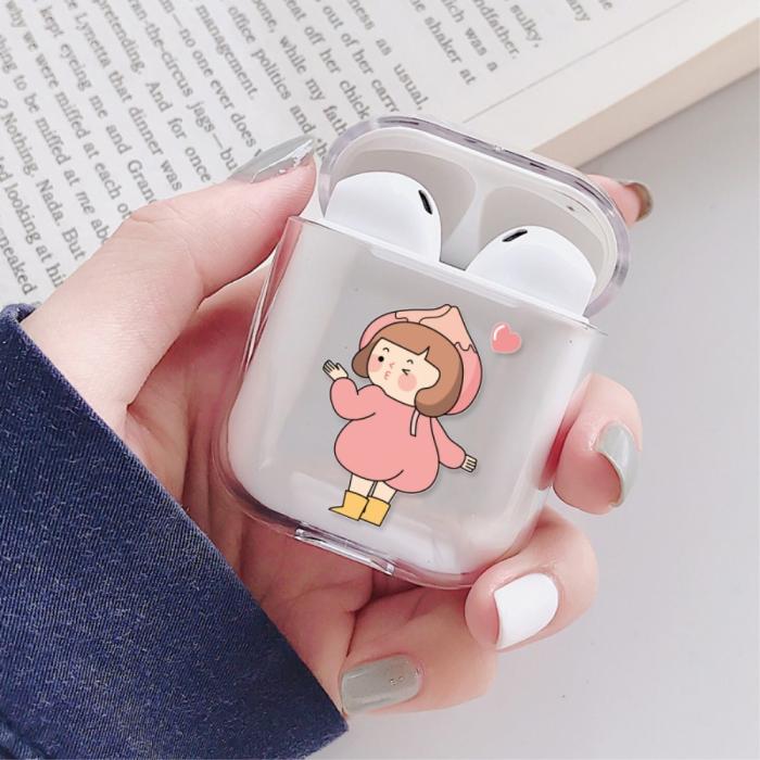 Bild 2, AirPods skyddsskal med motiv - Flicka