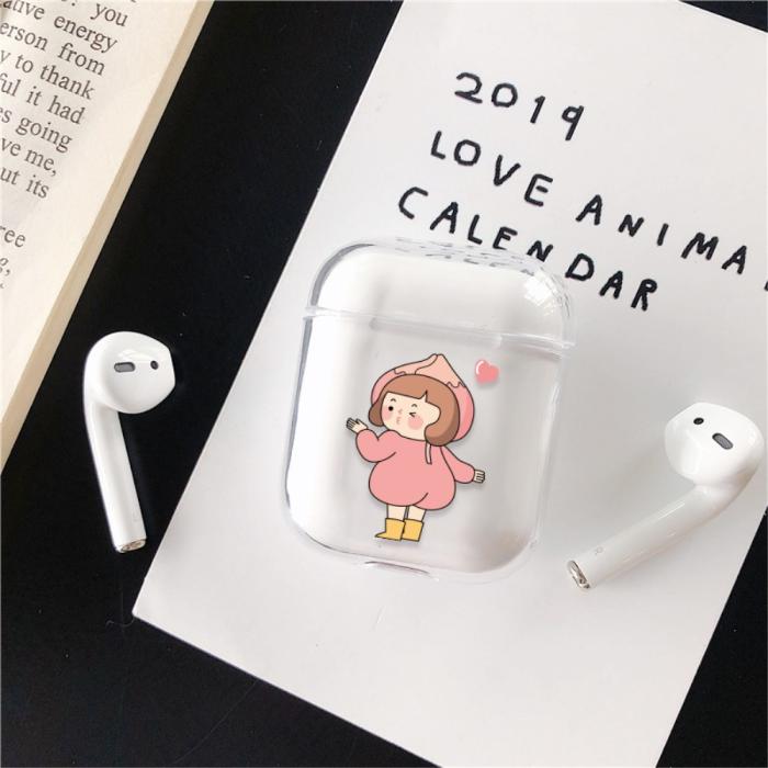 Bild 3, AirPods skyddsskal med motiv - Flicka