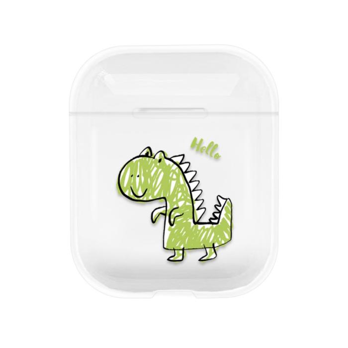 Bild 1, AirPods skyddsskal med motiv - Dinosaurie
