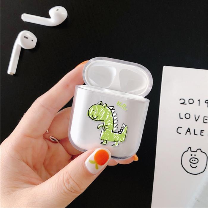 Bild 2, AirPods skyddsskal med motiv - Dinosaurie