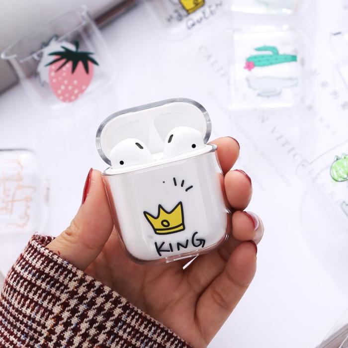 Bild 2, AirPods skyddsskal med motiv - King