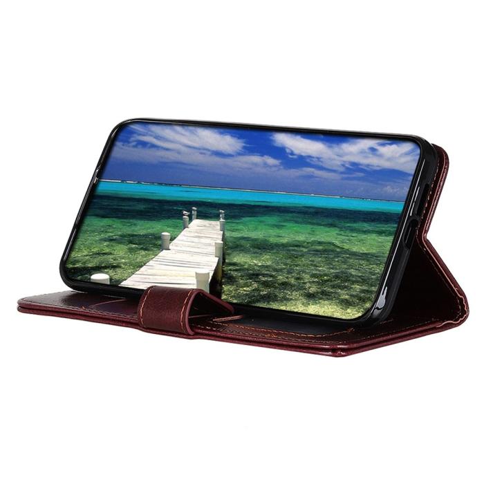 Bild 4, Samsung Galaxy A03 Fodral Crazy Horse Brun