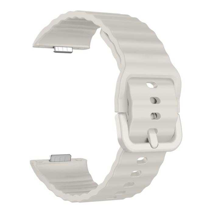 Bild 3, KALEBOL Huawei Watch Fit 4 Pro/4/3 Armband Wave Silikon Starlight